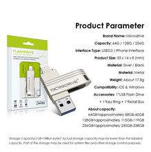 Memoria USB Lightning Para iPhone/iPad - 64GB